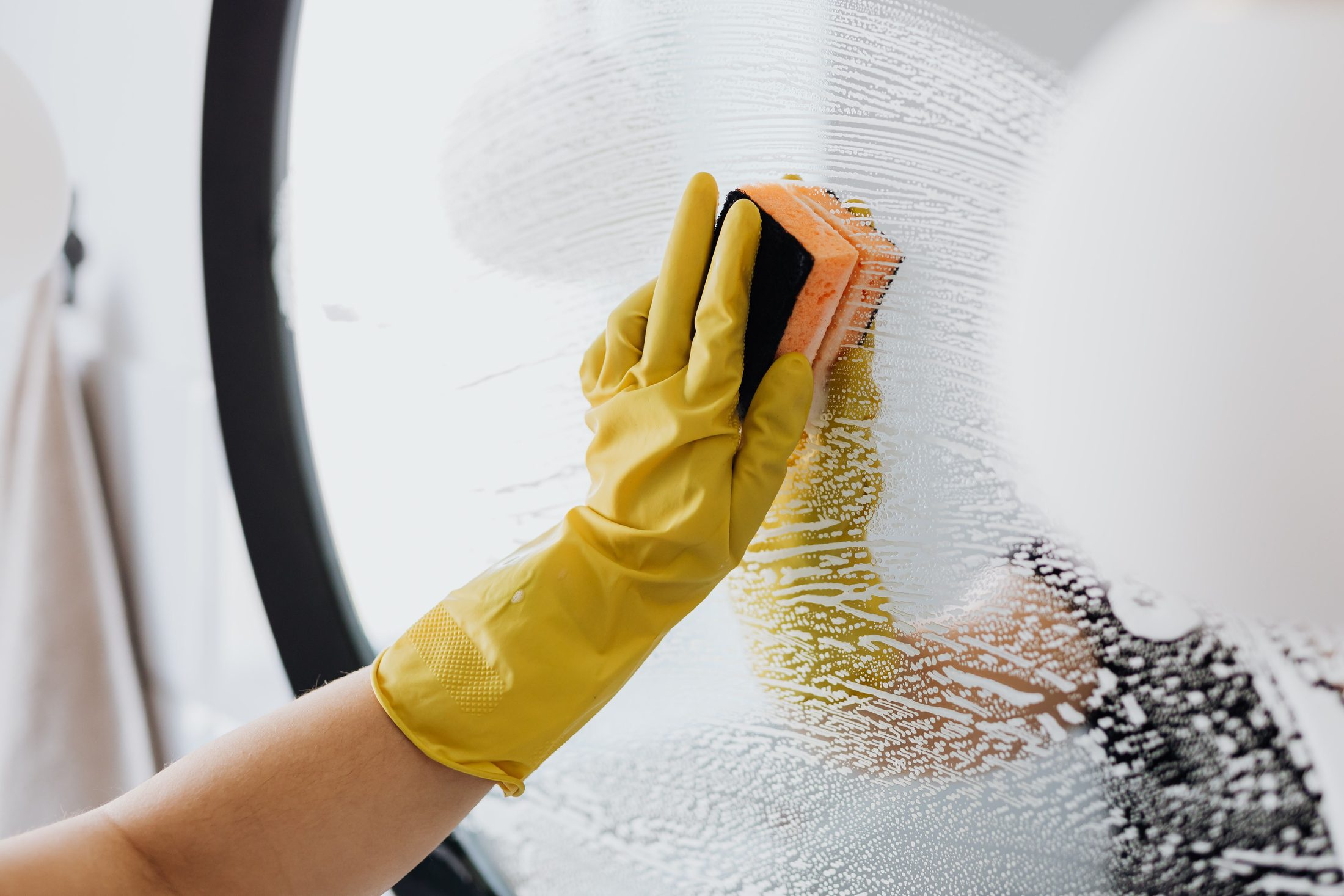 A Carlin cleaner at work